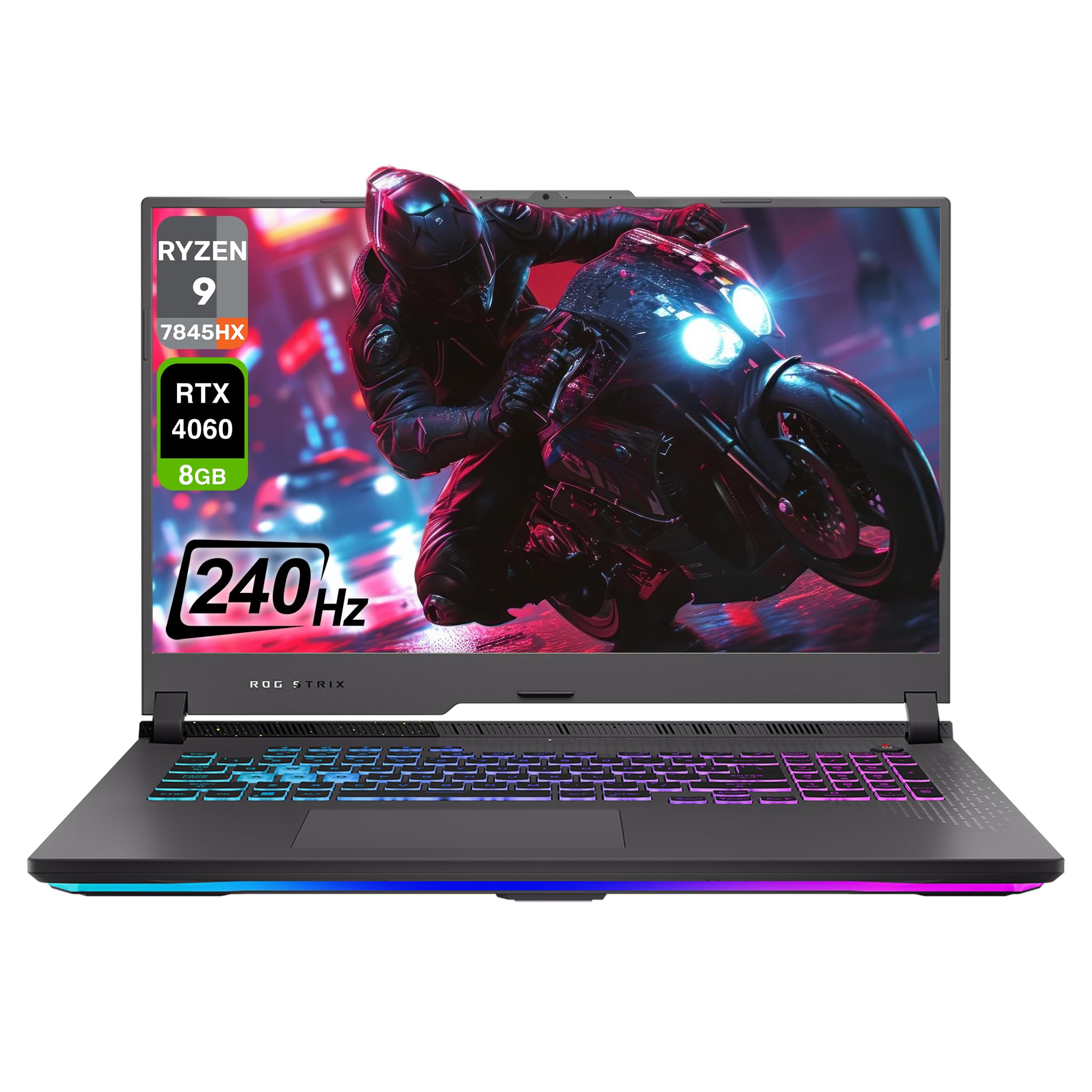 Amazon.com: ASUS Rog Strix G17 Gaming Laptop, AMD Ryzen 9 7845HX